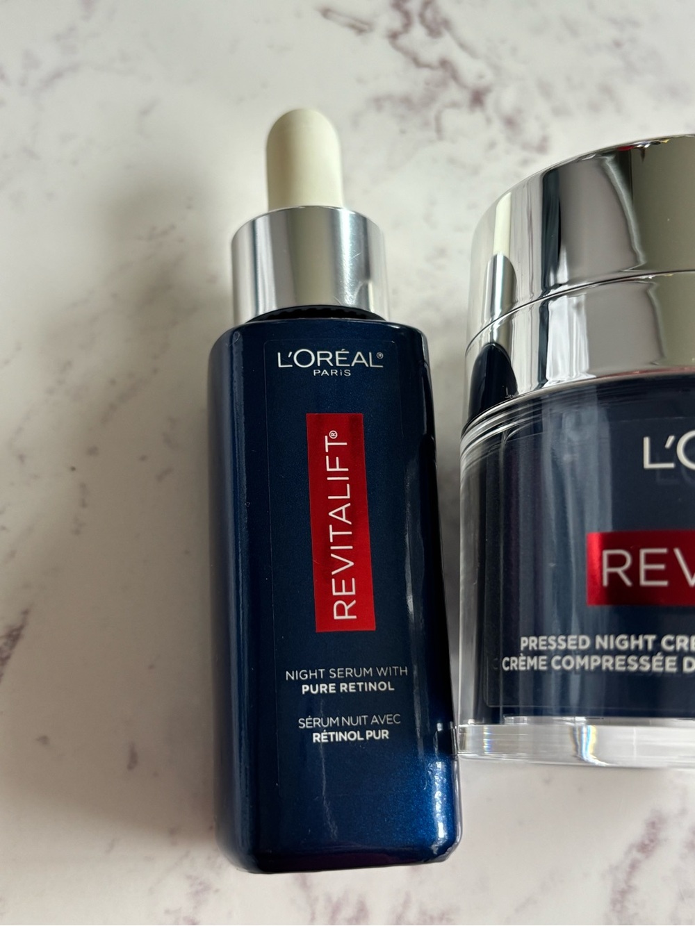 L’Oréal Paris Revitalift Night Serum with Pure Retinol and Pressed Night Cream - Picture 2 of 6